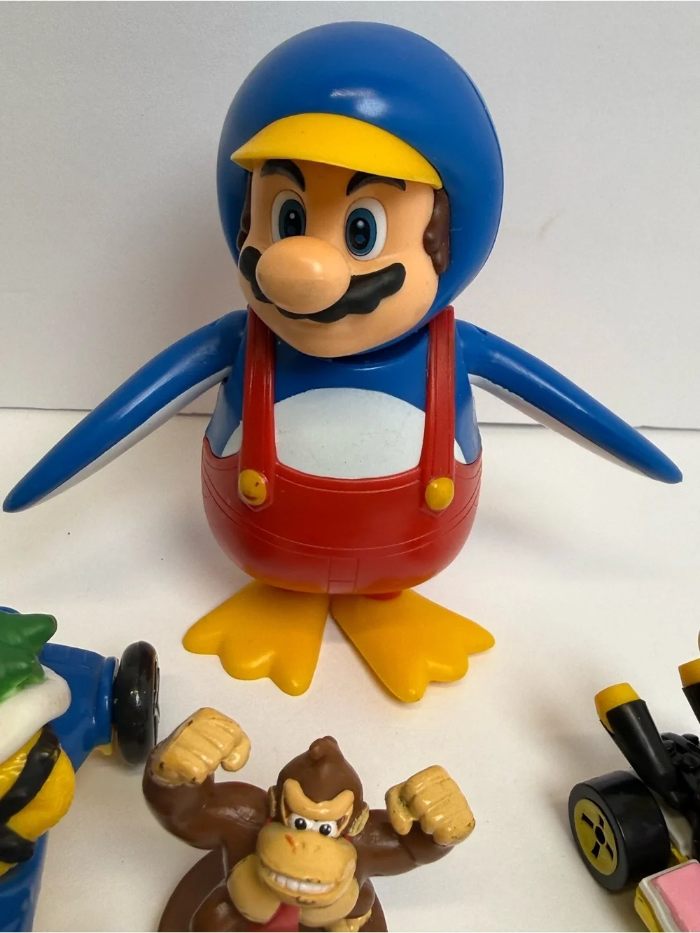 Mario Kart Hot Wheels Donkey Kong Figure Lot Peach Monopoly McDonald’s Jakks